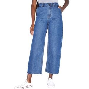 American Apparel Blue Wide Leg Jeans
